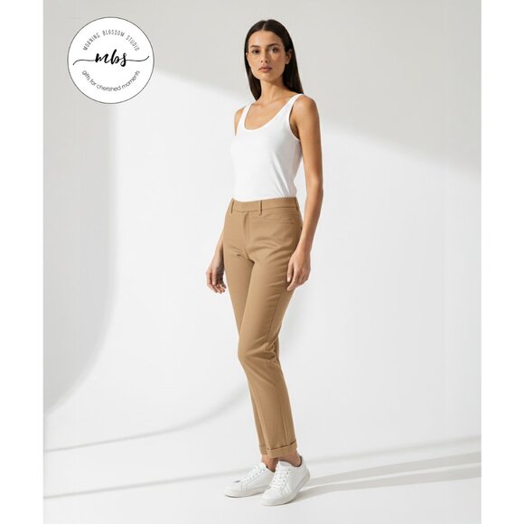 Bundle of 2 Talbots Established 1947 Wool Blend Straight Pants Gray Tan Women 14 - Picture 11 of 16